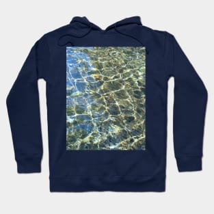 Shimmering Summer Ocean Water Ripples Hoodie